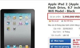 iPad đời cũ giảm giá 'khủng'
