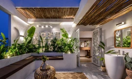 Ngỡ ngàng ngôi nhà phố đẹp như resort 5 sao