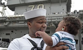 Tàu thực hiện nhiệm vụ thủy táng bin Laden về Mỹ