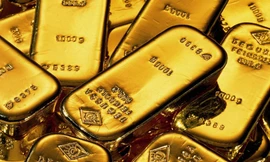 Vàng tăng trên chiều mua, giảm nhẹ trên chiều bán