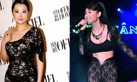 Viên Lập diện váy giống Minh Hằng