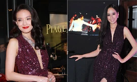 Thư Kỳ 'mặc lại' váy Elie Saab của Mai Phương Thúy