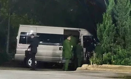 Nhiều công an có mặt tại Bệnh viện II Lâm Đồng