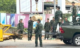 Di dời quả bom dài 2m được phát hiện giữa trung tâm Đà Lạt