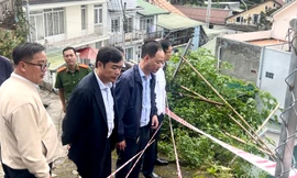 Hiện trường vụ sạt lở gây sập nhà ở Đà Lạt