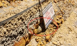 Phát hiện vật thể lạ nghi bom giữa trung tâm Đà Lạt