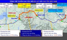 Phê duyệt Dự án cao tốc Tân Phú - Bảo Lộc với tổng vốn đầu tư hơn 18.000 tỷ đồng