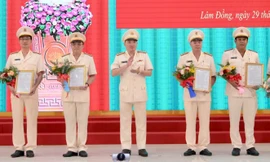 Công bố quyết định của Bộ trưởng Công an về công tác cán bộ