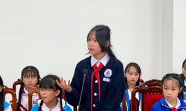 Thiếu nhi dự Kỳ họp Hội đồng trẻ em tỉnh Lâm Đồng