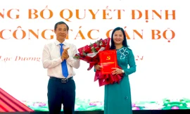 Công bố quyết định của Ban Thường vụ Tỉnh ủy Lâm Đồng về công tác cán bộ 