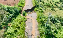 Toàn cảnh tuyến đường tránh 800 tỷ đồng ở Lâm Đồng sụt lún, 'đắp chiếu' vì thiếu vốn