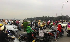 Thi thể nạn nhân được tìm thấy sau hơn 1 ngày tìm kiếm vất vả trong giá lạnh.