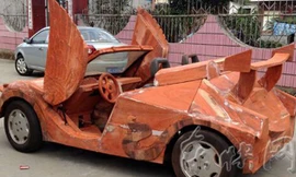  Siêu xe bằng gỗ gụ độc nhất trên thế giới