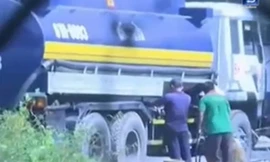 Clip trộm cắp xăng 'vô tội vạ' ở Bình Dương