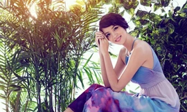 Vẻ đẹp ngọt ngào của hoa hậu thế giới Trương Tử Lâm