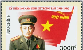 Phát hành bộ tem kỷ niệm 100 năm ngày sinh Đại tướng Lê Trọng Tấn