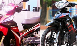 Đọ dáng Yamaha Sirius và Honda Blade 110