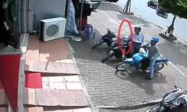 Clip tên trộm chạy toán loạn sau khi lấy xe SH bất thành