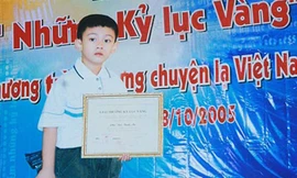 “Thần đồng” Phó Đức Bình An từng được chương trình Những chuyện lạ Việt Nam tôn vinh.