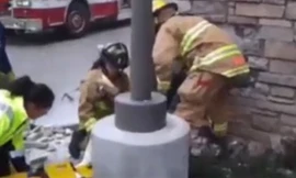 Tên trộm bị kẹt kỳ lạ giữa tường suốt 3 ngày