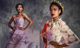 Váy 3D phong cách công nương của Lý Quí Khánh