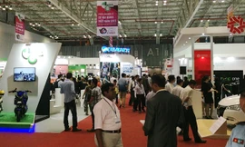 Các sản phẩm Hàn Quốc tại Vietnam Expo.