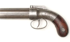 Pepperbox là khẩu súng giống thiết bị để nghiền hạt tiêu thường được sử dụng trong các hộ gia đình. Tuy nhiên, nó là vũ khí có 6 nòng, quay quanh một trục trung tâm. Ra đời trong những năm 1830, đây là loại vũ khí phục vụ dân sự. Tuy nhiên, nhiều sĩ quan 