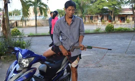 Cưỡi Exiter đi trộm chó bị công an bắt gọn