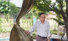 Cận cảnh chiếc đồng hồ nước “khủng” ở Quảng Nam 