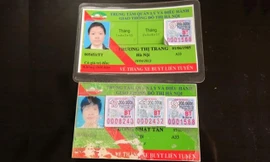 Vé xe buýt tháng được Tân sử dụng phần mềm đồ họa để làm giả (Ảnh: Cơ quan chức năng cung cấp).