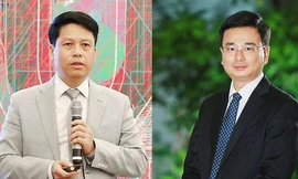 Ông Phạm Thanh Hà (bên phải) và ông Phạm Tiến Dũng (bên trái).