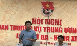 Bí thư thứ nhất T.Ư Đoàn Lê Quốc Phong yêu cầu, việc giáo dục lý tưởng, đạo đức phải luôn trong suy nghĩ của mỗi cán bộ Đoàn.