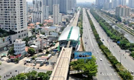 TP Thủ Đức đã cho khởi động lại các dự án xây dựng công trình - Ảnh: Duy Quang