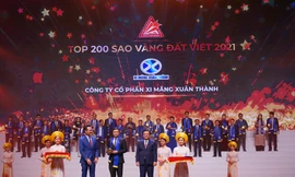 Xi măng Xuân Thành lần thứ 3 nhận giải thưởng Sao Vàng đất Việt 