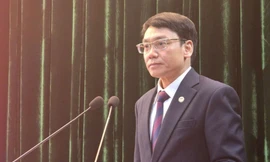 Ông Nguyễn Đông Bắc làm Tổng Biên tập Báo- Đài PTTH tỉnh Lạng Sơn. Ảnh: Duy Chiến.