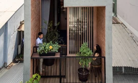 Không gian hoài niệm trong nhà ống hẹp ngang chỉ 3,5m