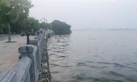 Cảnh quan vả môi trường hồ Tây đoạn đầu phố Nguyễn Đình Thi đến khu ngoại giao đã được cải thiện đáng kể.