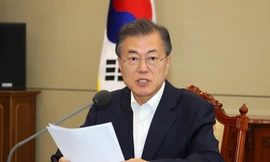 Tổng thống Hàn Quốc Moon Jae-in. (Nguồn: Yonhap/TTXVN)