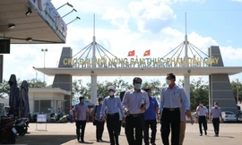 Kiểm tra hoạt động chợ đầu mối Dầu Giây sau khi mở cửa hoạt động trở lại