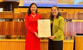 Trao bằng công nhận Công viên địa chất toàn cầu Lạng Sơn. 