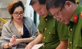 Phạm Thị Tuyết Nhung thời điểm bị bắt.