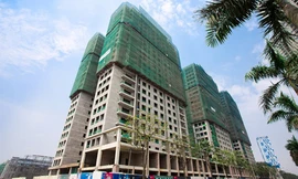 Cả 3 tòa K1, K2, K3 đều đang trong công đoạn hoàn thiện phần thô