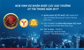 Ngân hàng NCB vinh dự nhận 2 Giải thưởng quốc tế danh giá