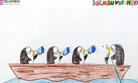 Giải thưởng đợt 7 vẽ tranh Sắc màu vui nhộn và bình luận siêu tưởng 