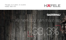 Khuyến mại, ưu đãi hấp dẫn khi mua Gaggenau