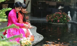 Tết yêu thương của mẹ con NSUT Chiều Xuân 