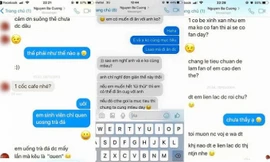  Một số đoạn tin nhắn được cho là giữa giảng viên Cường và các nữ sinh được chia sẻ trên trang SOL - VNU Confessions. (Ảnh chụp màn hình). 