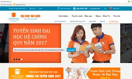 Trường đại học Đại Nam bị làm giả website để chiêu dụ tuyển sinh