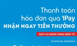 Thanh toán hoá đơn qua iPay nhận ngay tiền thưởng