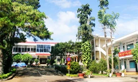 Khuôn viên Trường Chính trị tỉnh Gia Lai